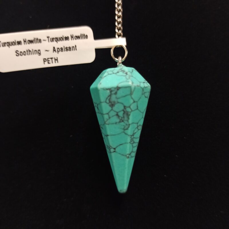 Turquoise Howlite Pendulum (5070)