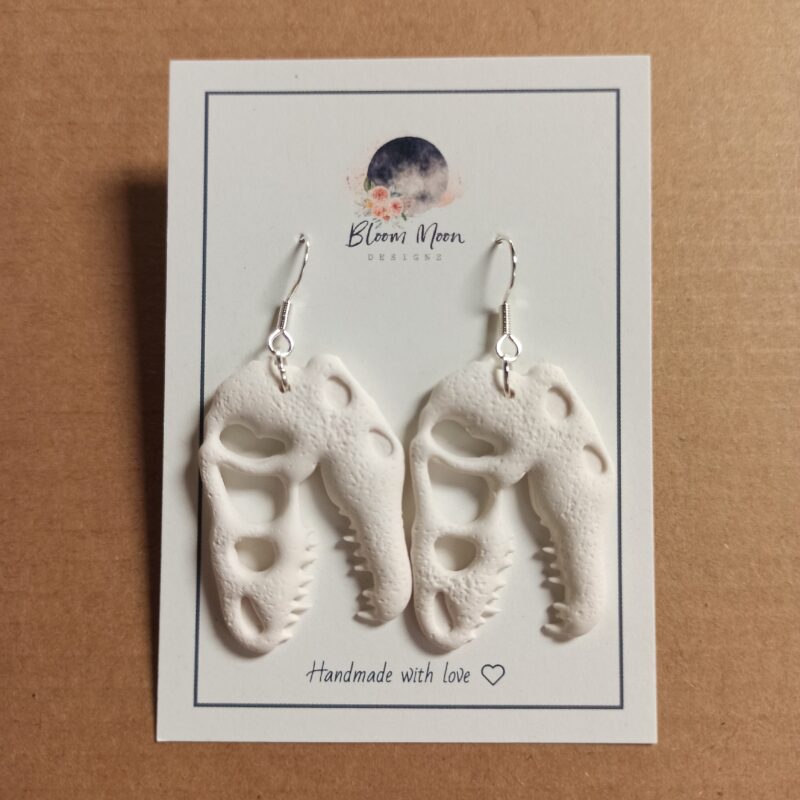 T-Rex Skull Earrings (5072)