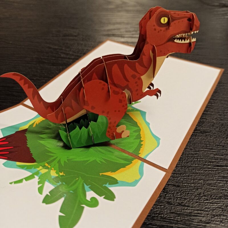 Dinosaur Pop-up Card (2052)