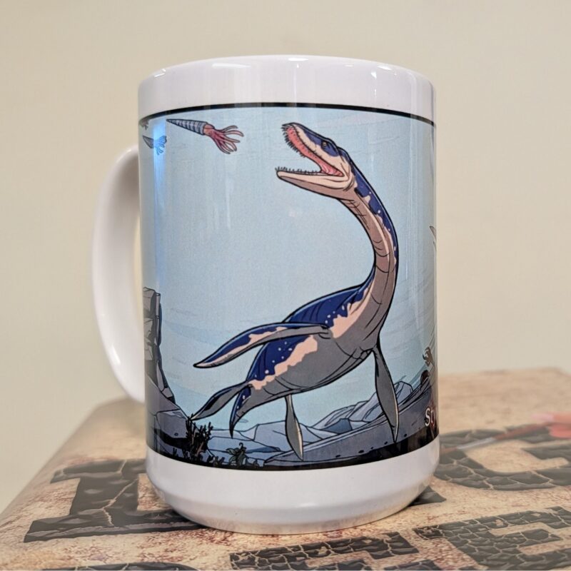 Long Neck Plesiosaur AR Mug (3064)