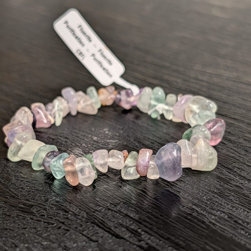 Chip Bracelet (5083) - Fluorite