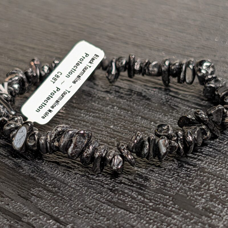 Chip Bracelet (5083) - Black Tourmaline