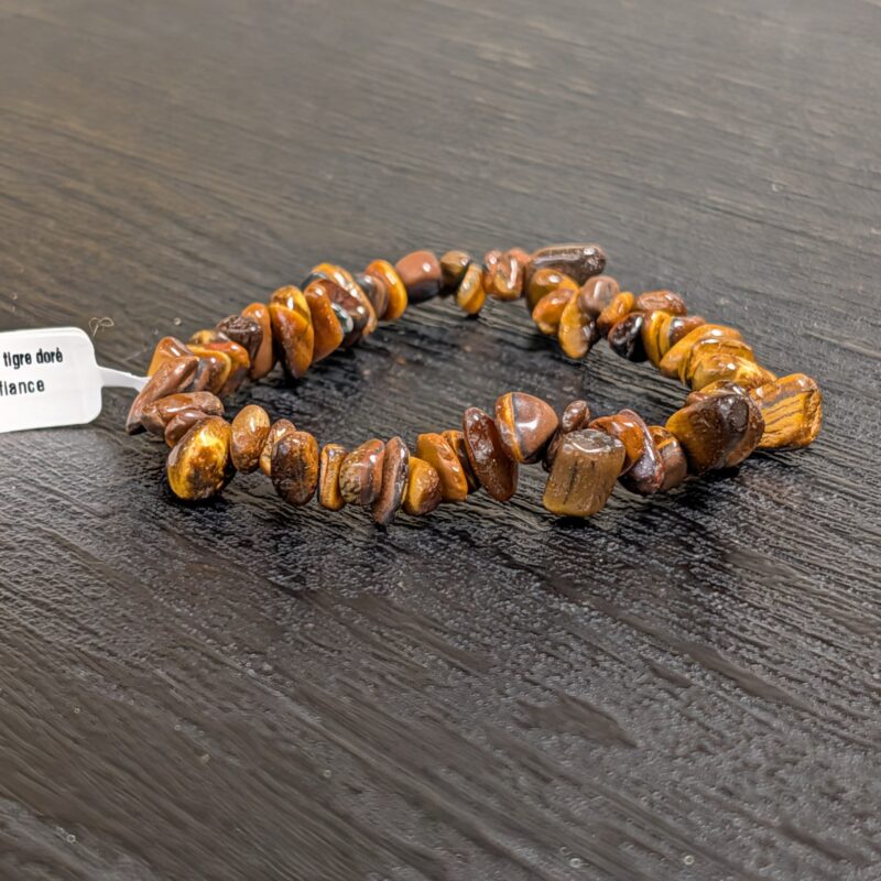Chip Bracelet (5083) - Gold Tigereye