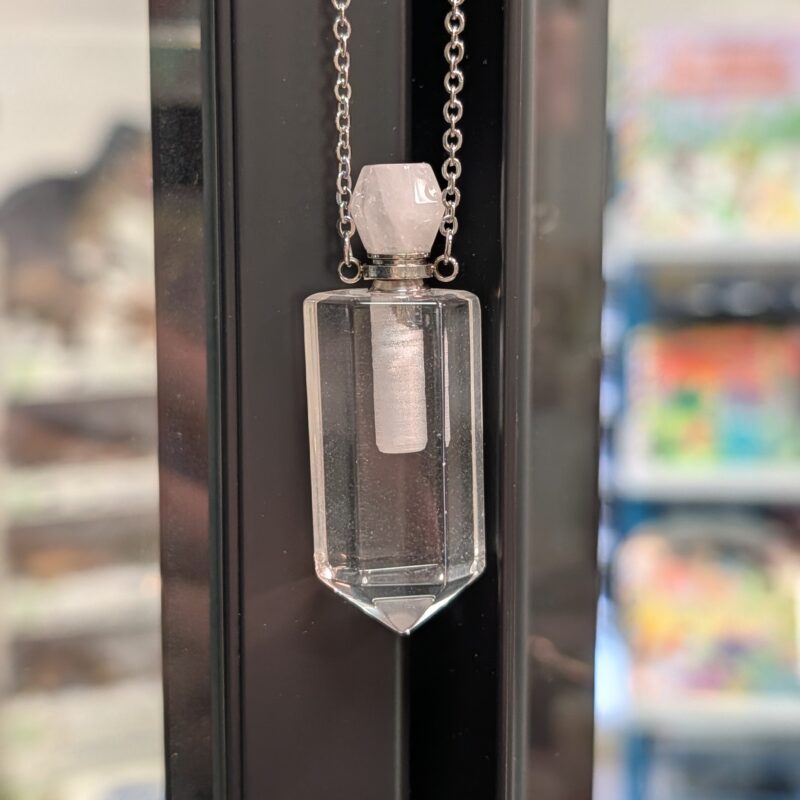 Perfume Necklace (5031) - Clear Quartz