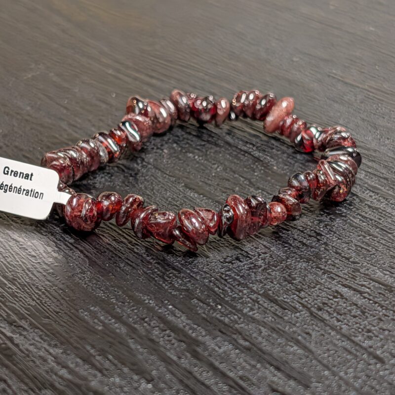 Chip Bracelet (5083) - Garnet